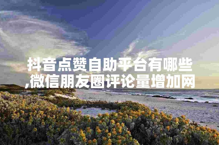 抖音点赞自助平台有哪些,微信朋友圈评论量增加网站 - dm业务免费下单平台最实惠 - dm助力平台
