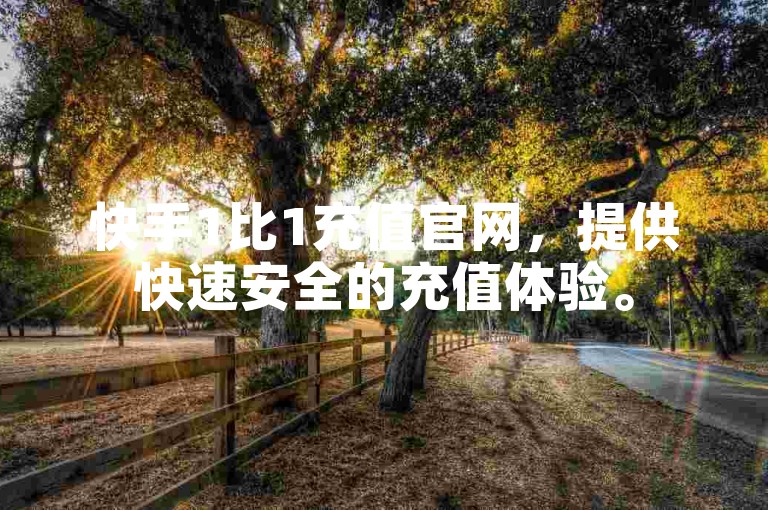 快手1比1充值官网，提供快速安全的充值体验。