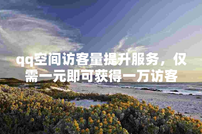 qq空间访客量提升服务，仅需一元即可获得一万访客，欢迎访问我们的业务网站平台。