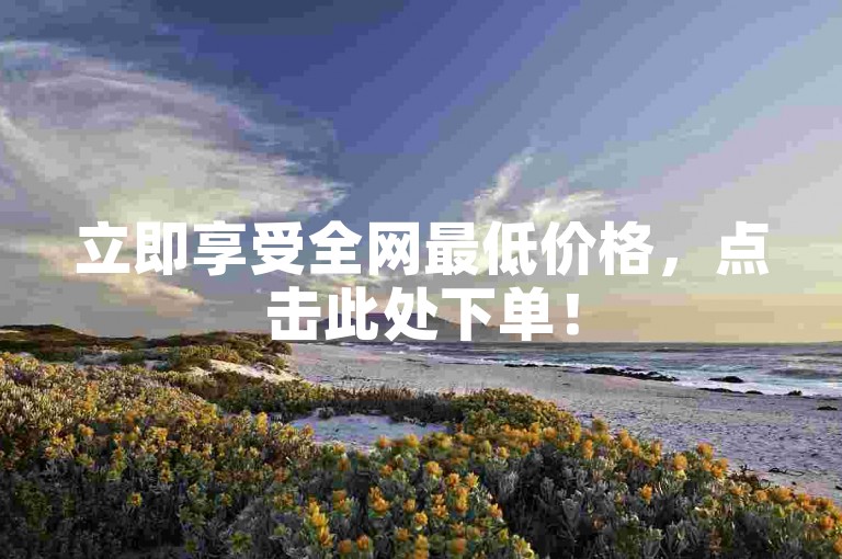 立即享受全网最低价格，点击此处下单！