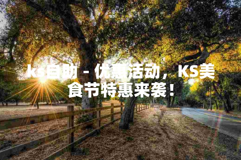 ks自助 - 优惠活动，KS美食节特惠来袭！