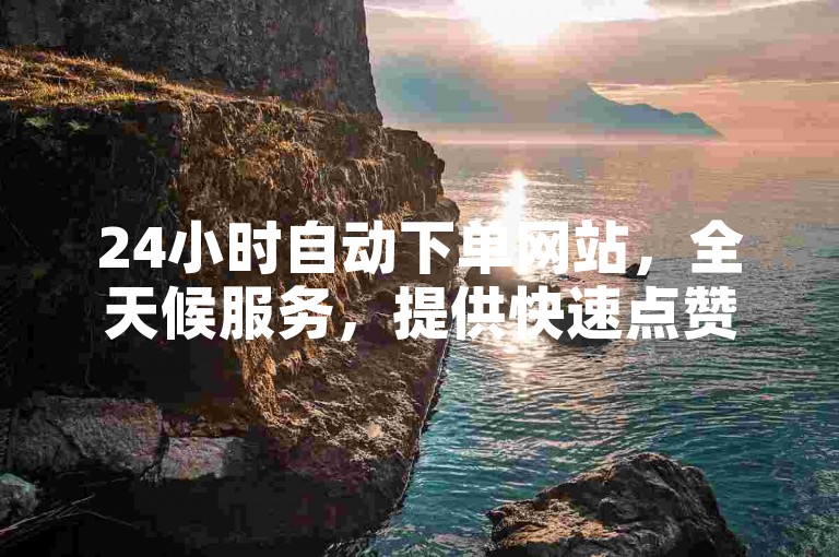 24小时自动下单网站，全天候服务，提供快速点赞与会员充值，满足您的即时需求。