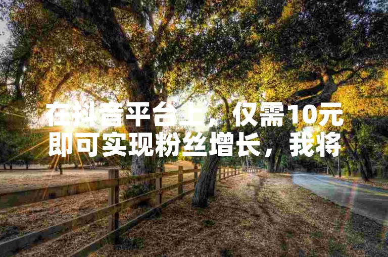 在抖音平台上，仅需10元即可实现粉丝增长，我将为您提供详尽的解答和操作指南，确保您的iPhone5设备（版本4.67.133）也能轻松享受这一服务。