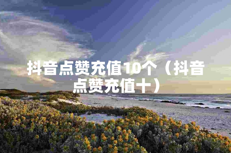 抖音点赞充值10个（抖音点赞充值十）