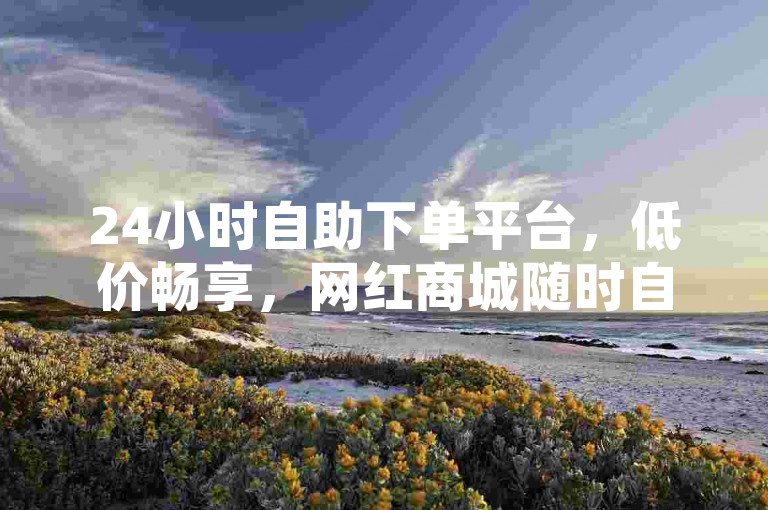 24小时自助下单平台，低价畅享，网红商城随时自助下单无阻碍。