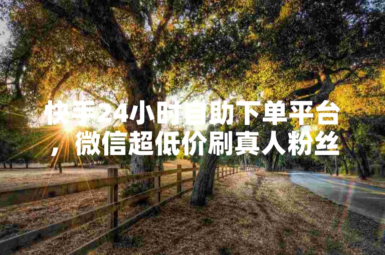 快手24小时自助下单平台，微信超低价刷真人粉丝 - 淘宝特价秒杀助力网址免费 - 微博低价评论点赞优惠
