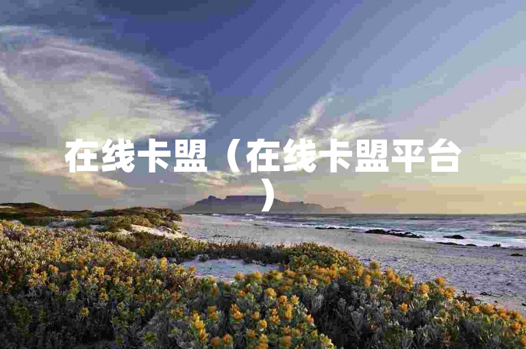 在线卡盟（在线卡盟平台）