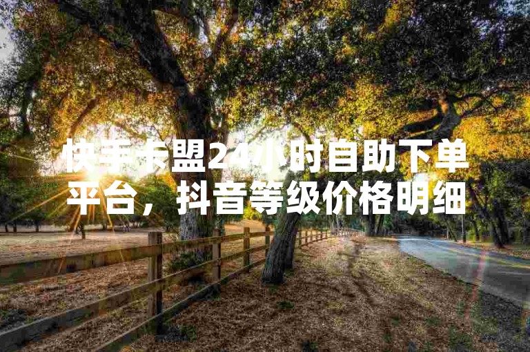 快手卡盟24小时自助下单平台，抖音等级价格明细2023，1元百刀拼多多砍价助力网，卡盟视频会员低价自助购买。