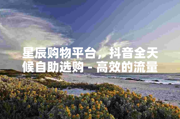 星辰购物平台，抖音全天候自助选购 - 高效的流量增长工具 - 微博实时浏览服务