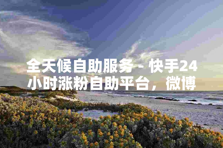 全天候自助服务 - 快手24小时涨粉自助平台，微博动态赞自助下单优惠 - 快手24小时自助业务下单