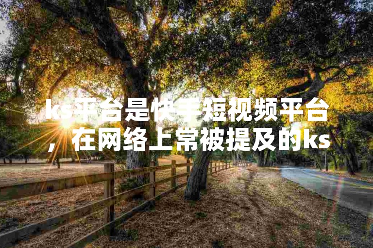 ks平台是快手短视频平台，在网络上常被提及的ks平台指的就是拥有海量用户、提供丰富多样短视频内容的快手。