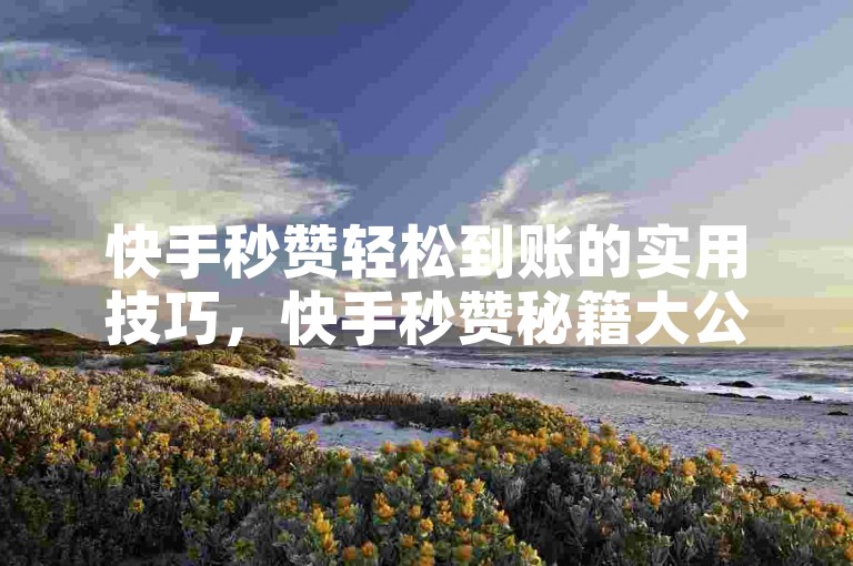 快手秒赞轻松到账的实用技巧，快手秒赞秘籍大公开！2025不容错过