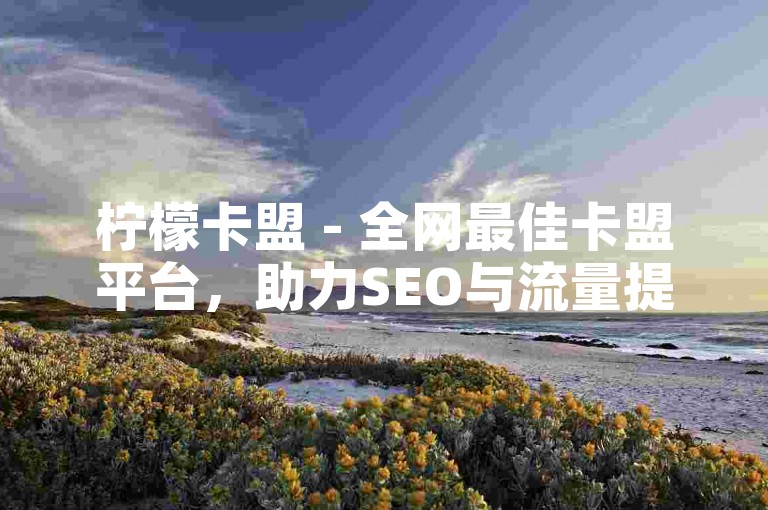柠檬卡盟 - 全网最佳卡盟平台，助力SEO与流量提升，柠檬卡盟如何助我轻松提升SEO排名和网站流量？