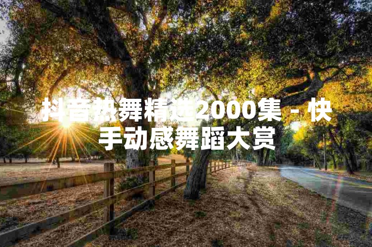 抖音热舞精选2000集 - 快手动感舞蹈大赏