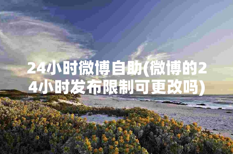 24小时微博自助(微博的24小时发布限制可更改吗)