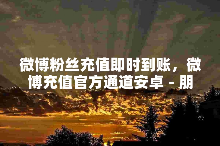 微博粉丝充值即时到账，微博充值官方通道安卓 - 朋友圈评论点赞下单平台 - 小红书业务自助低价平台特惠