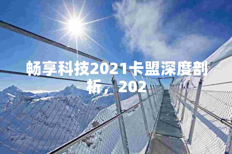 畅享科技2021卡盟深度剖析，2025前必知的精彩奥秘全呈现！