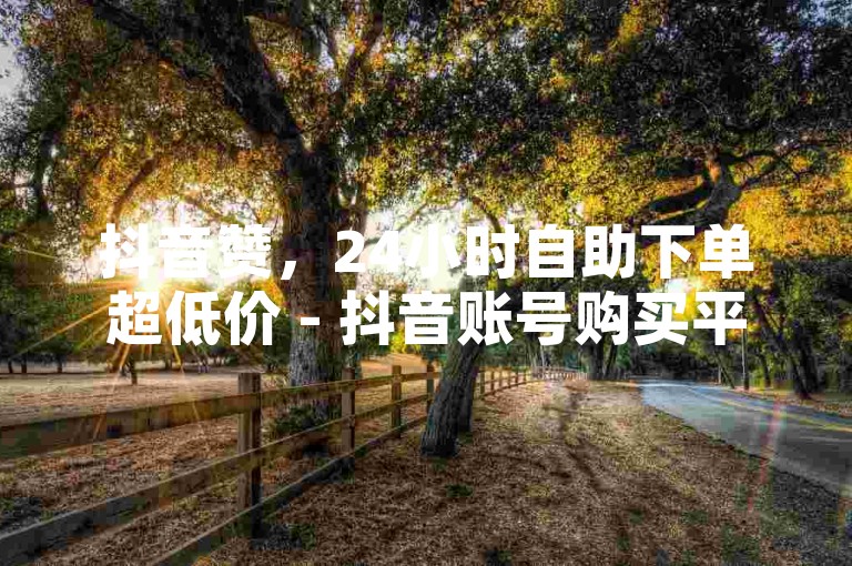 抖音赞，24小时自助下单超低价 - 抖音账号购买平台 - 发卡中心