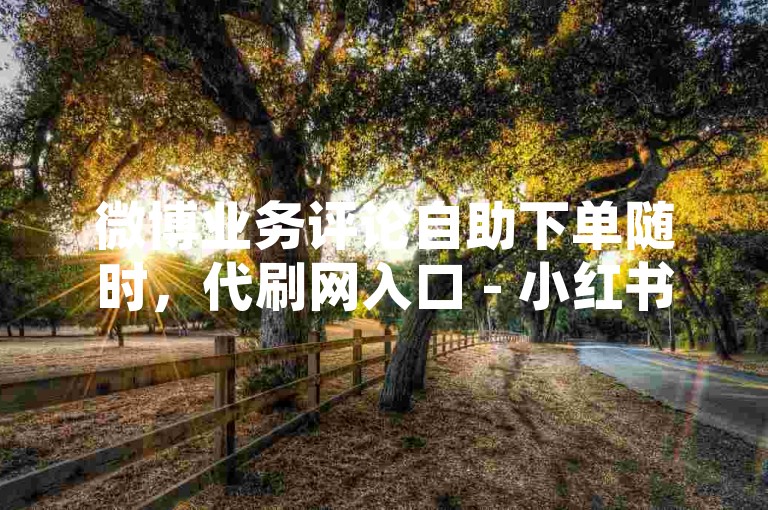 微博业务评论自助下单随时，代刷网入口 - 小红书官方充值薯币 - 互动下单平台便捷