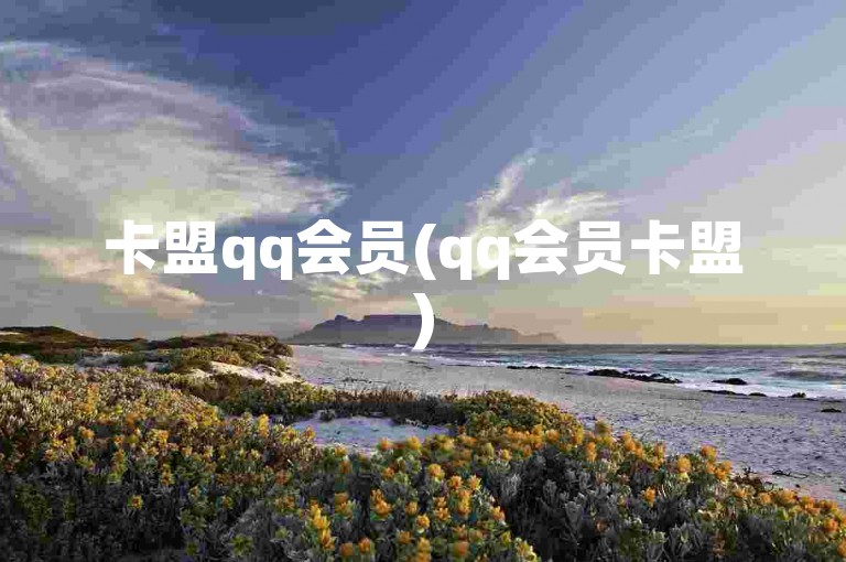 卡盟qq会员(qq会员卡盟)