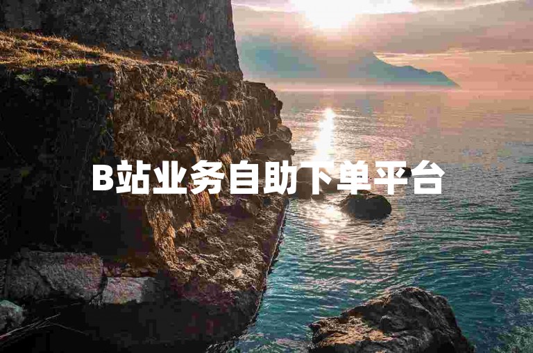 B站业务自助下单平台