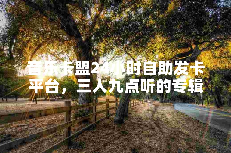 音乐卡盟24小时自助发卡平台，三人九点听的专辑 - 快手号交易 - 全天自助选购商城